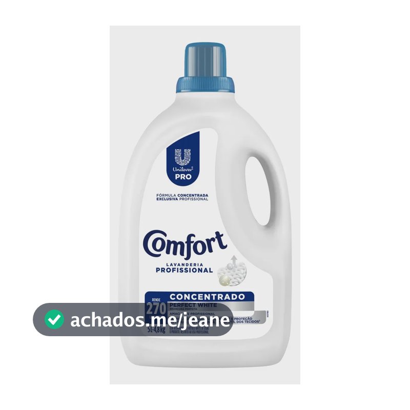 Amaciante concentrado Comfort Profissional Perfect White 5L Unilever