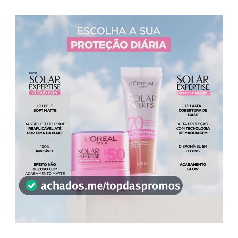 Protetor L'oréal Paris Solar Expertise Bastão Fps 50