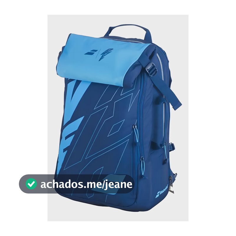 Mochila Raqueteira Para Tênis Babolat Especial Wimbledon Cor Azul-escuro
