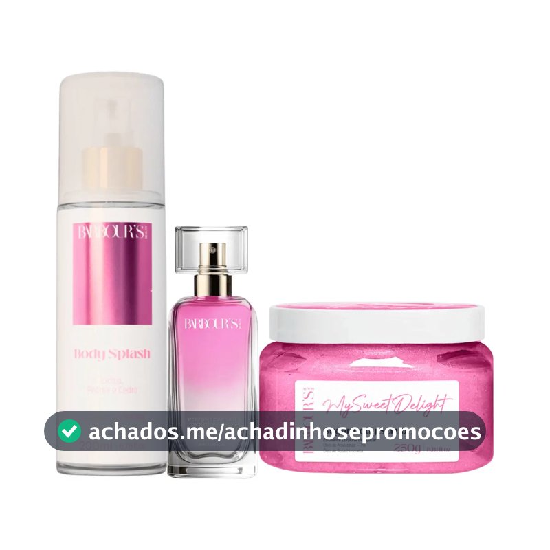 Body Splash Esfolainte Corporal Perfume Capilar My Sweet Delight Barbour's Beauty