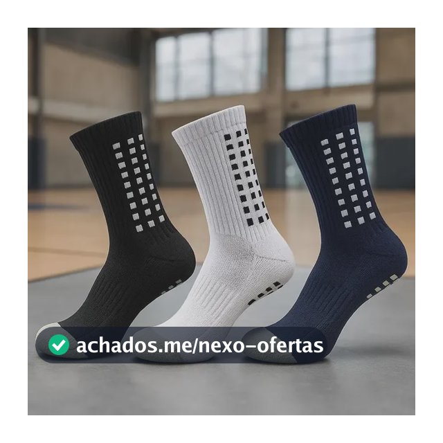 Kit 3 Pares Meia De Compressão Esportiva Corrida Ciclismo