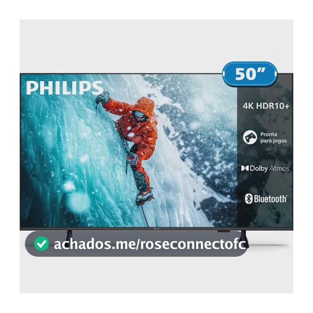 Smart Tv Philips 50 4k 50pug7300 Comando De Voz Bluetooth