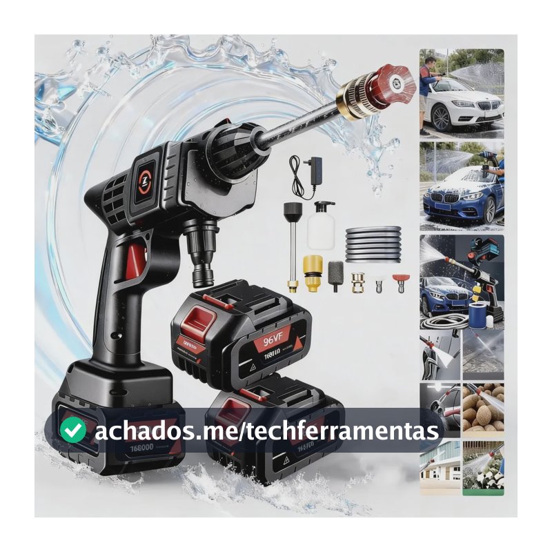 Lavadora De Alta Pressão Profissional Lava Jato Sq-011 Preto 127/220v