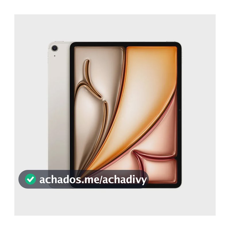 iPad Air de 13 polegadas Wi‑Fi + Cellular 128 GB – Estelar - Distribuidor Autorizado