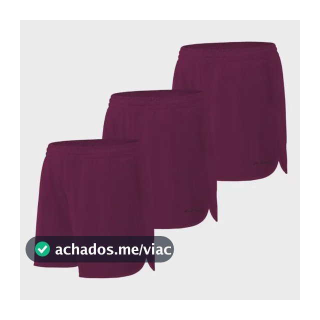 Kit 3 Shorts De Corrida Dry Alpha