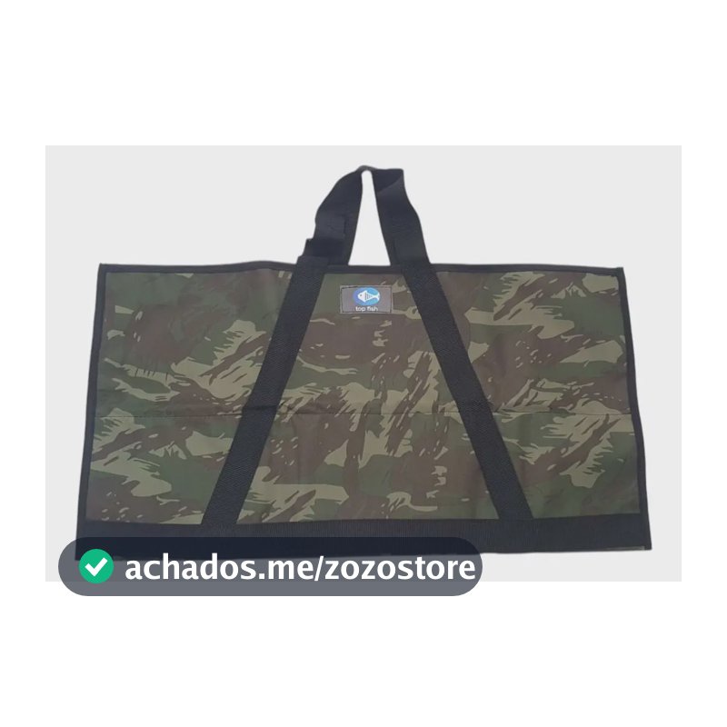 Tapete Sacola Pesca Pesar Peixe Pesqueiro Top Fish Camuflado Camuflado