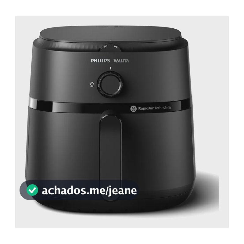 Fritadeira Elétrica Philips Walita sem Óleo 220V 6,2L Série 1000 XL Preta NA130/09