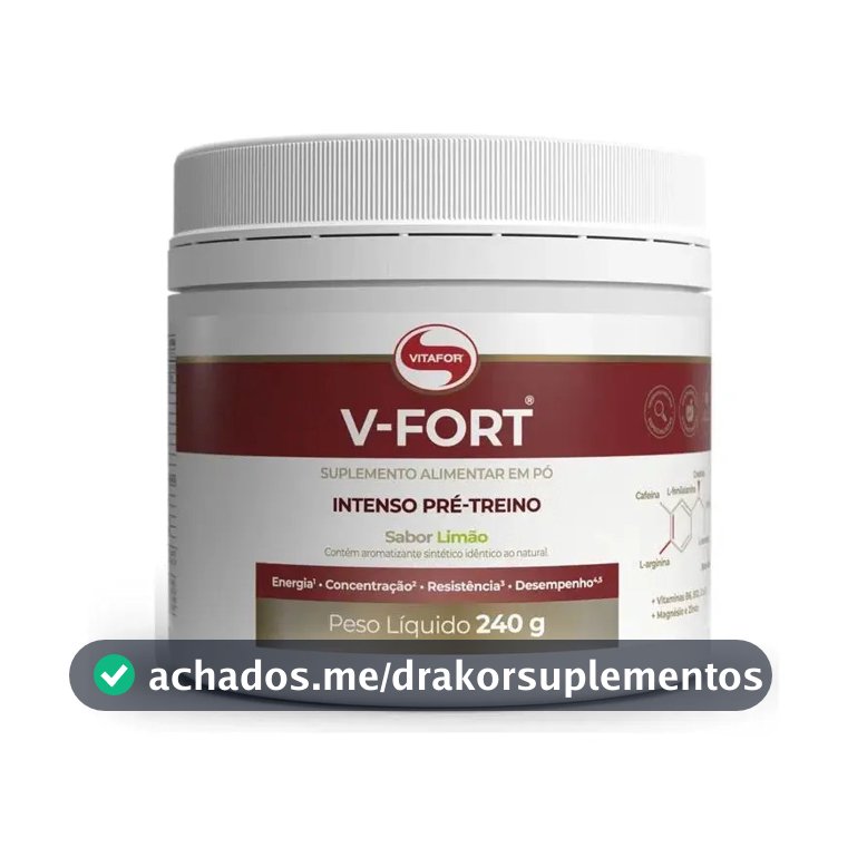 V-fort Limão 240g Vitafor - Limão