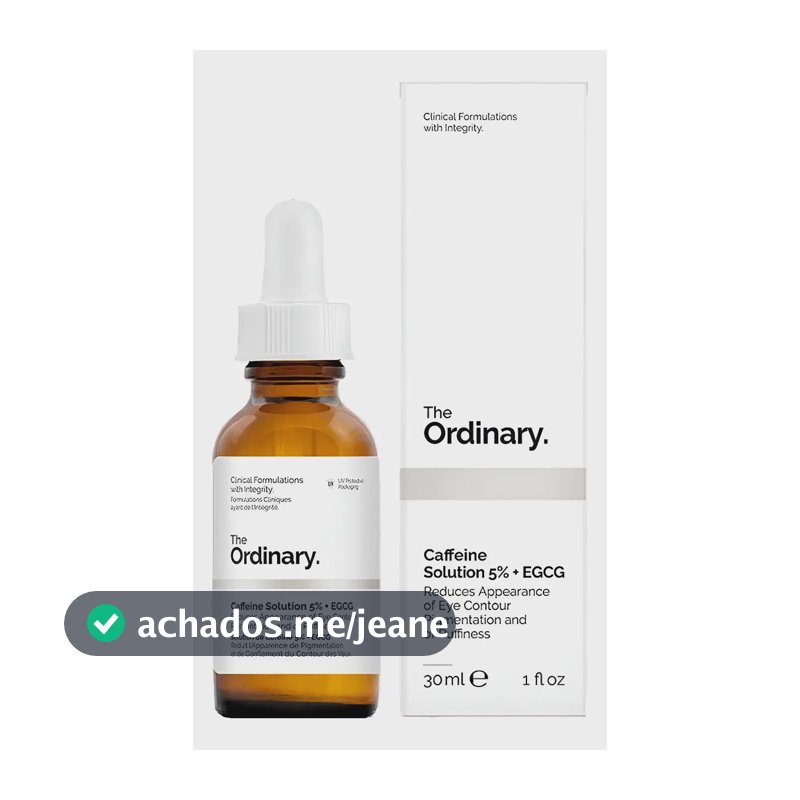 Sérum Caffeine Solution 5% + EGCG The Ordinary Eye Serum dia/noite para todos os tipos de pele de 30mL/30g 30+ anos