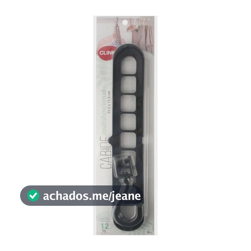 Cabide Multifuncional Plástico