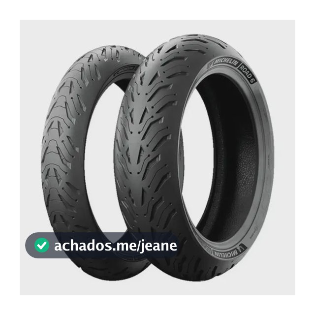 Par Pneu Michelin Road 6 120/70zr17 + 180/55zr17 Z800 Z900