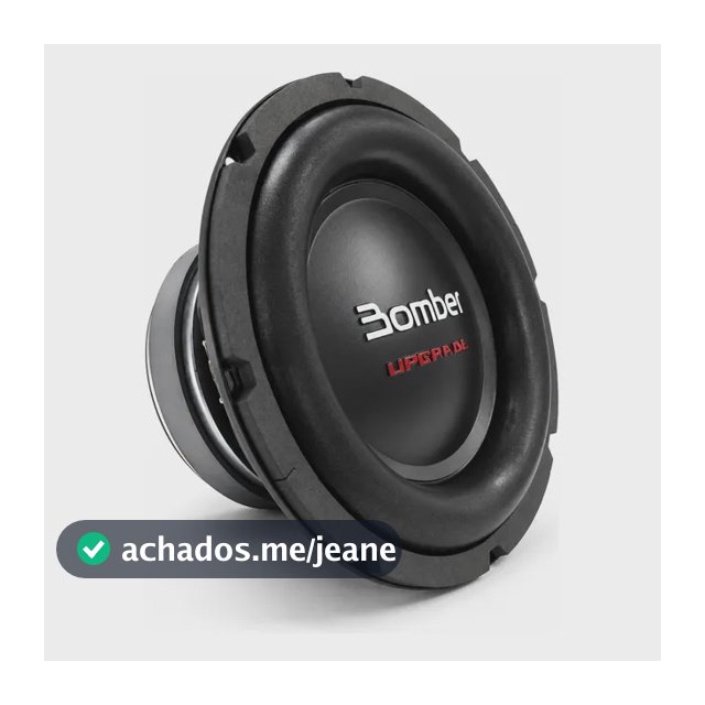 Alto Falante Subwoofer Bomber Upgrade 8' 400rms Grave Forte Preto