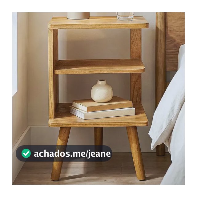 Mesa Cabeceira E Tripé Retrô Pé Palito Quarto Sala Madeira