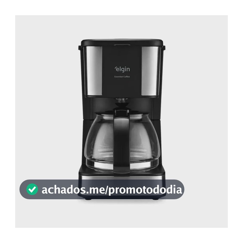 Cafeteira elétrica Essential Coffe – 19 xícaras jarra de vidro Elgin
