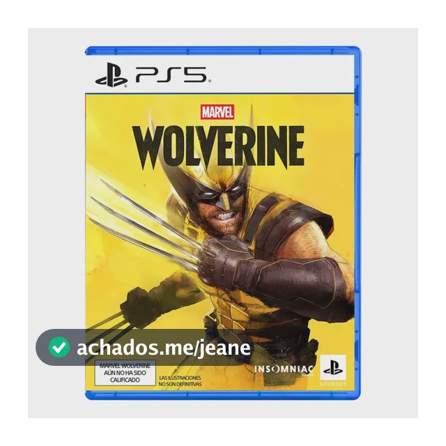 Playstation Marvel Wolverine Da Marvel - Playstation 5 Están