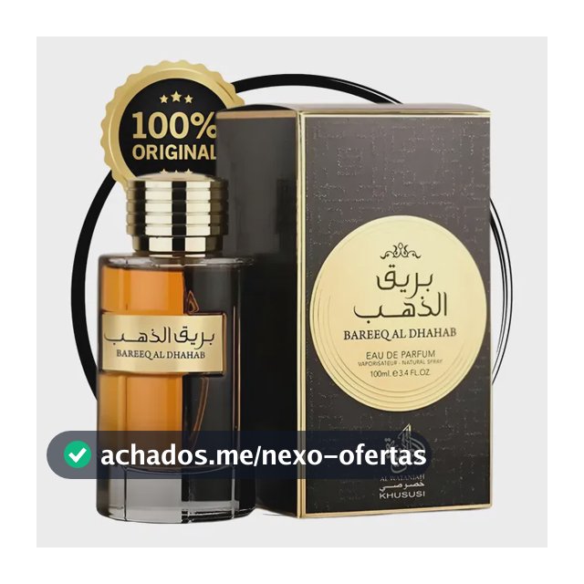 Perfume Árabe Al Wataniah Bareeq Al Dhahab 100ml Eau De Parf