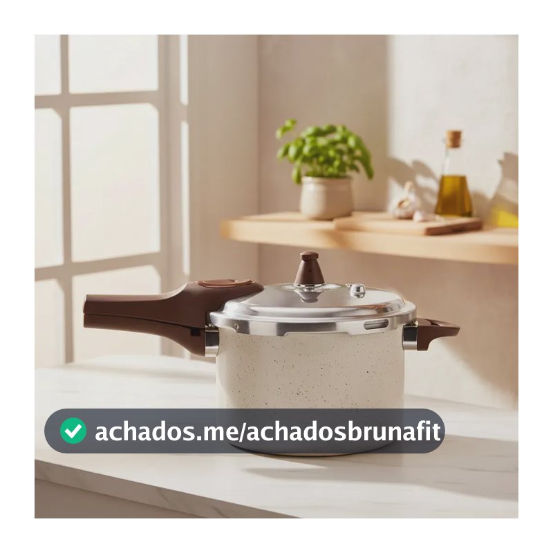 Panela De Pressão Brinox Pressure 4,2l Ø20 X 14,5 Cm Vanilla Baunilha