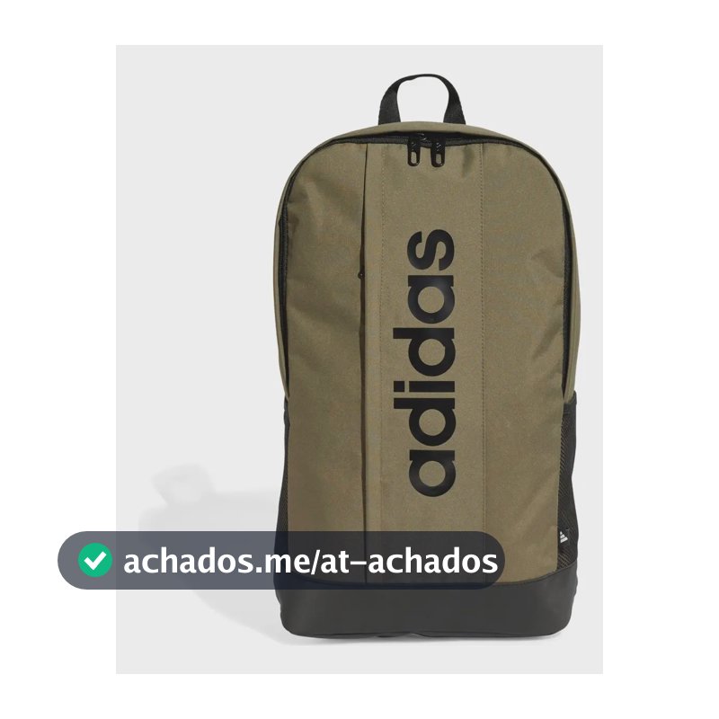 Mochila Linear Olive Strata Black adidas