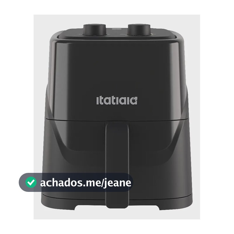 Fritadeira Air Fryer Itatiaia 3,5L Preto 1300W