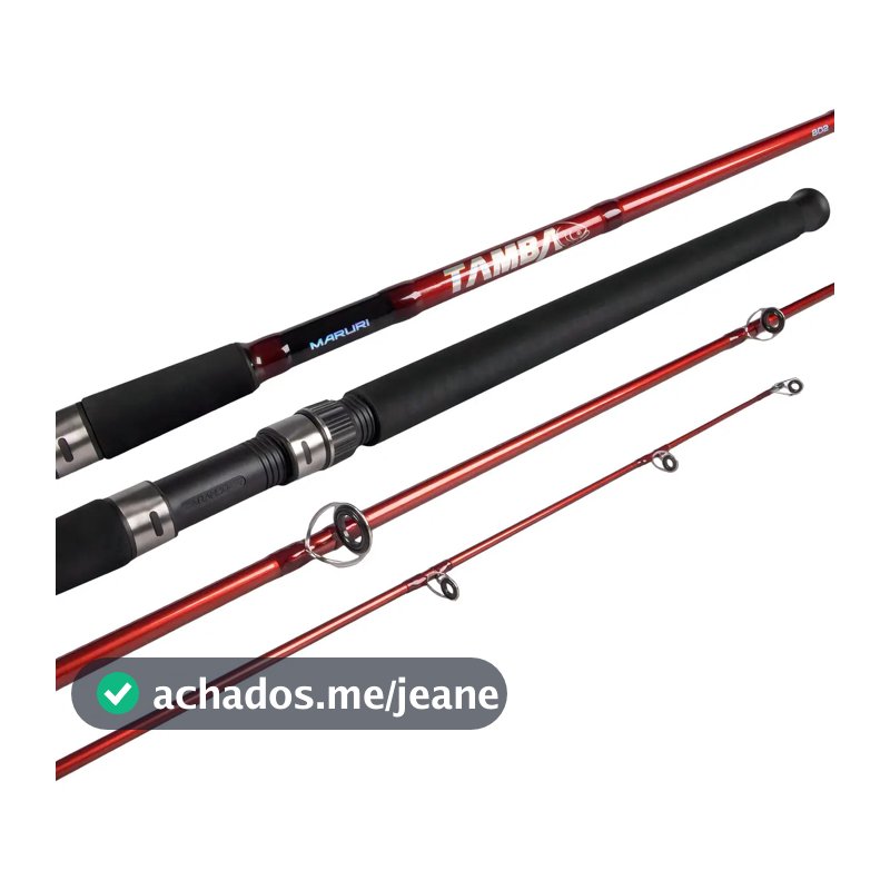 Vara Maruri Tamba Ta-s602xh 40-80lb 1,83m - 2pt - P/molinete Cor Vermelho