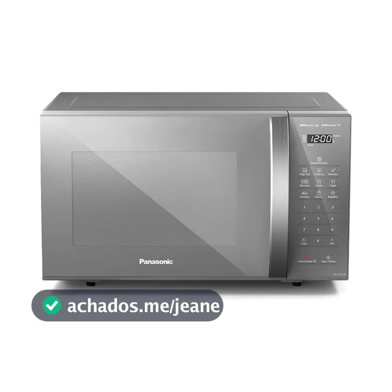 Micro-ondas 27 Litros St55lmrun Prata Panasonic