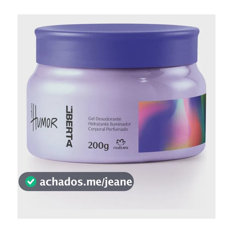 Gel Hidratante Iluminador Corporal Humor Liberta 200 G Corporal Perfumado