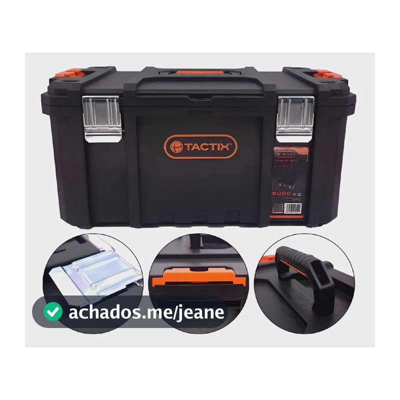 Caixa De Ferramentas Modular Ulta Resistente 583,0002 Tactix Preto
