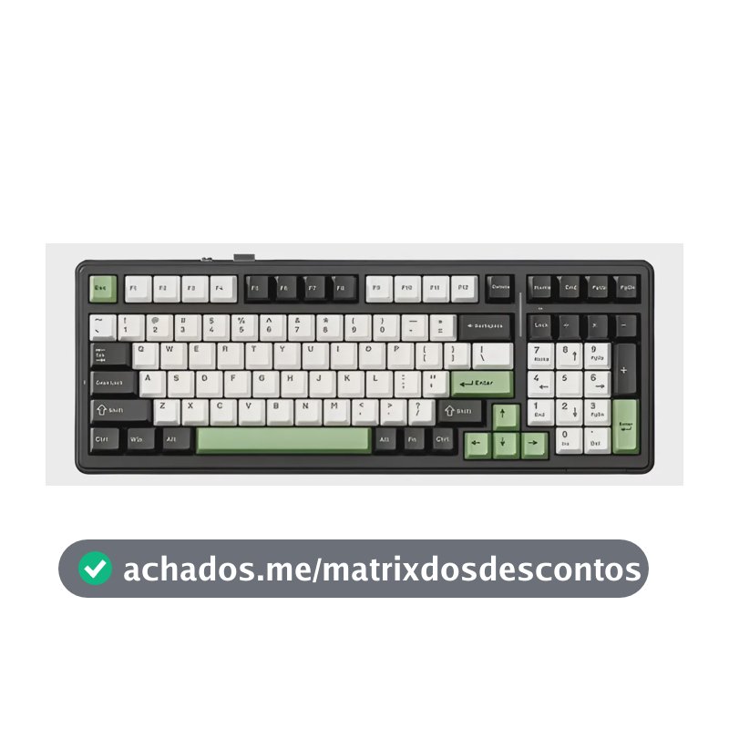 Teclado Mecânico Aula F99 Bluetooth 5.0/2.4ghz Hot Swap Cor De Teclado Preto Idioma Inglês Internacional