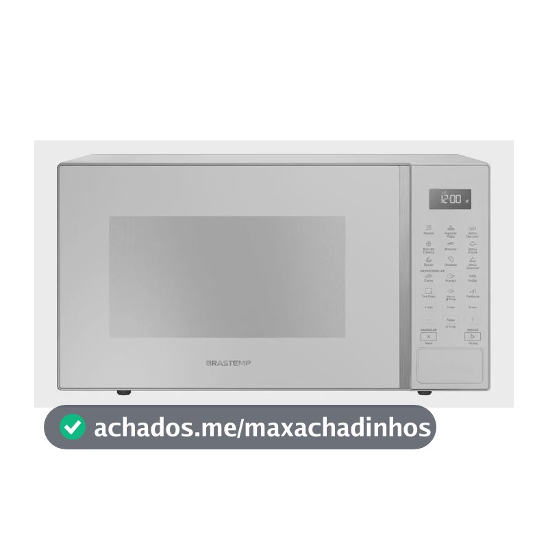Micro-ondas Brastemp 32L Branco com Menu Gourmet - BMS46AB