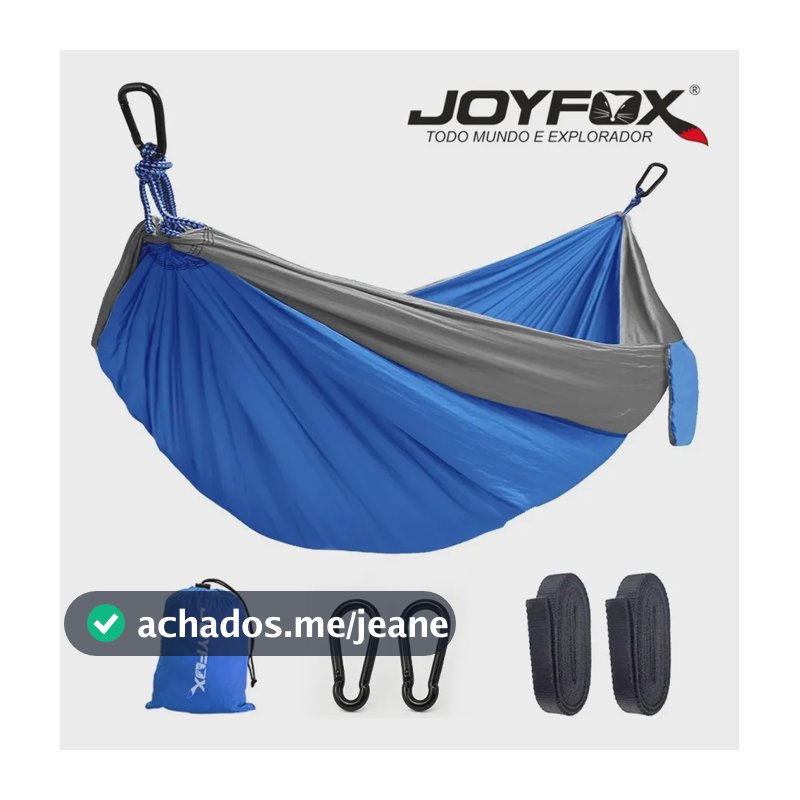 Sacos De Dormir Casal Rede Camping Selva 210t Nylon 300kg Cor Azul Localização