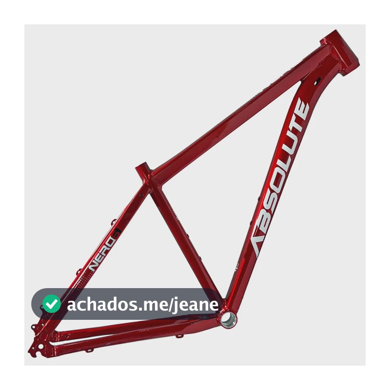 Quadro 29 Absolute Nero 6 Aluminio Cor Vermelho Tamanho 15
