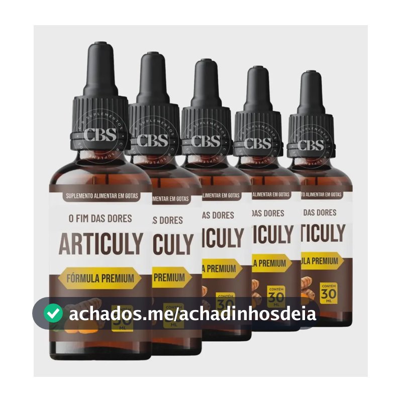 Compre 3 Leve 5 Articuly - Joelho Juntas Coluna 30ml Sem Sabor