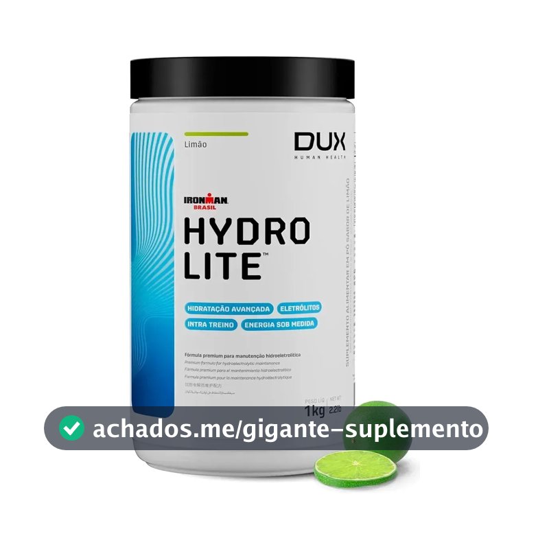 Suplemento Em Pó Dux Nutrition Hydrolite Carboidratos Sabor Limão Em Pote De 1000g Outros