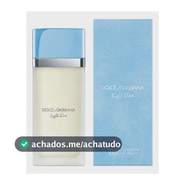 Perfume Dolce & Gabbana Light Blue Feminino Eau De Toilette 50 Ml Tradicional