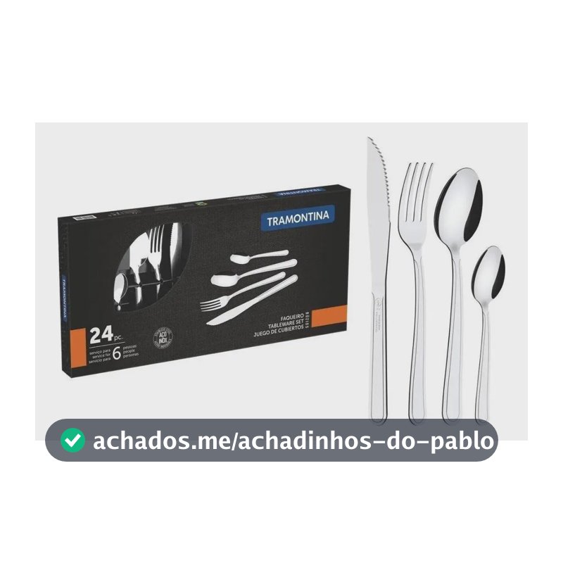 Faqueiro 24p Inox Buzios Tramontina - 23799071
