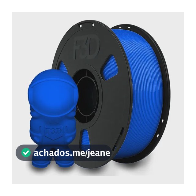Filamento Pla Premium 1kg Azul High Speed Impressora 3d