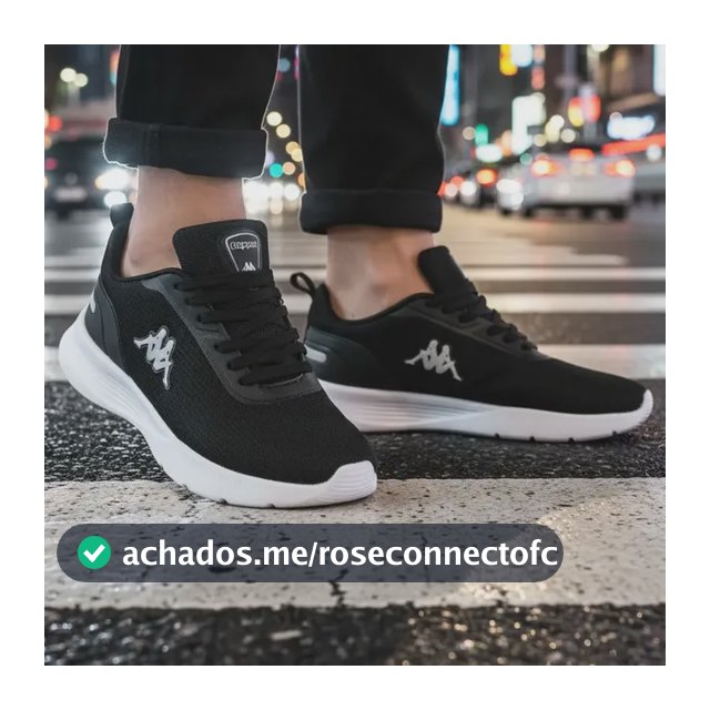 Tenis Kappa Treviso Original Unissex Confortável Academia Preto-prata 41 Br