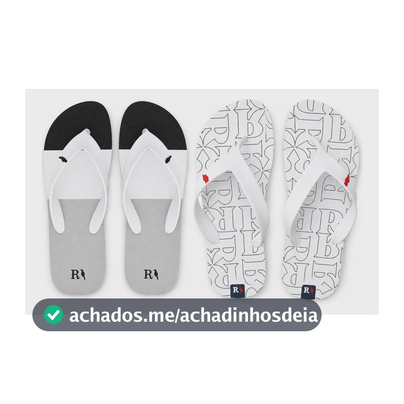 Kit 2 Pares Chinelo Masculino Reserva Confortável E Macio Ptocinza E R 41/42