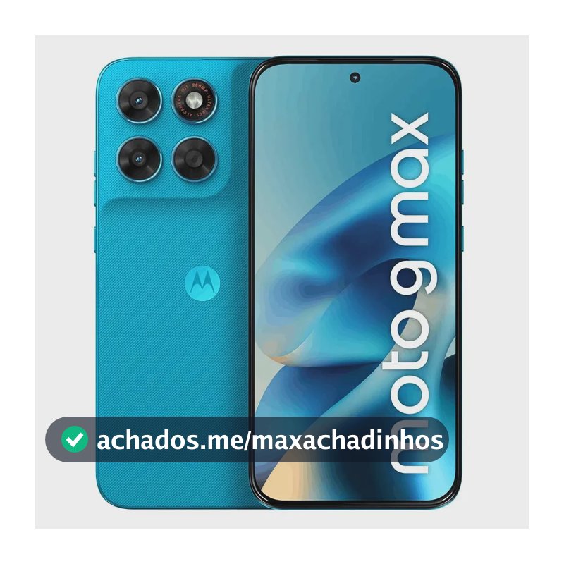 Smartphone Motorola Moto G Max 5g - 256gb 8gb Ram + 16gb Ram Boost, Câmera 200mp, Ois, Tela 1.5k Extreme Amoled 120hz, Ip68 E Ip69 - Azul Claro