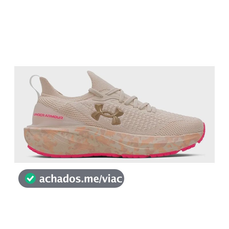 Tênis De Corrida Unissex Quicker 2 Under Armour Salmão 35 Br