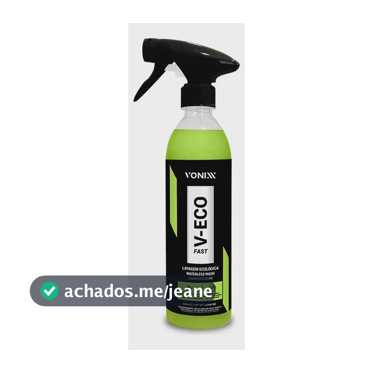Vonixx V-Eco Fast Lava A Seco Automotivo Limpador Pintura