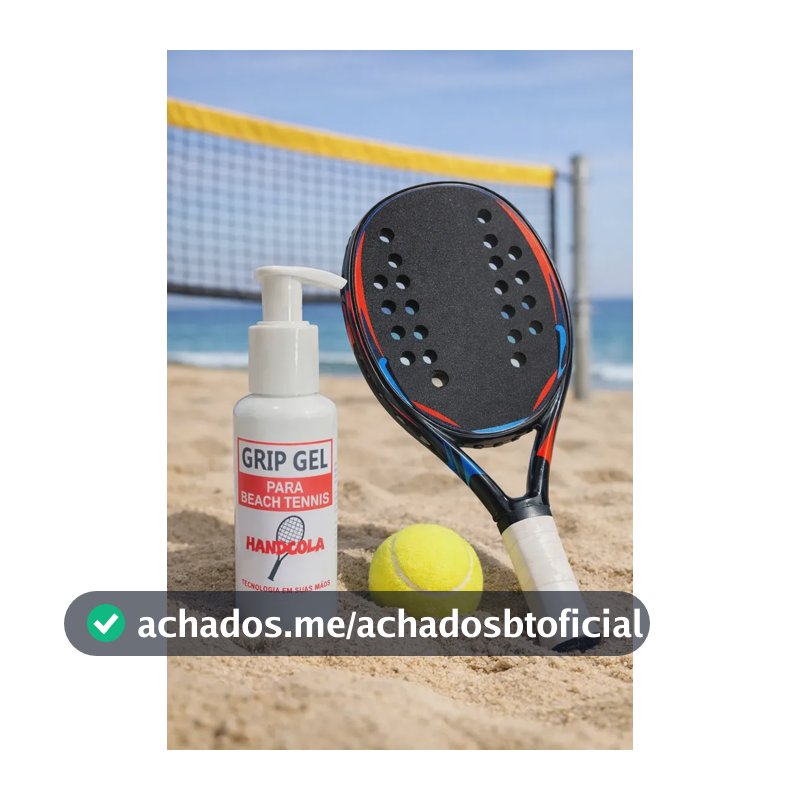Cola Gel Para Raquete De Tênis, Beach Tennis E Grip 100ml Branco