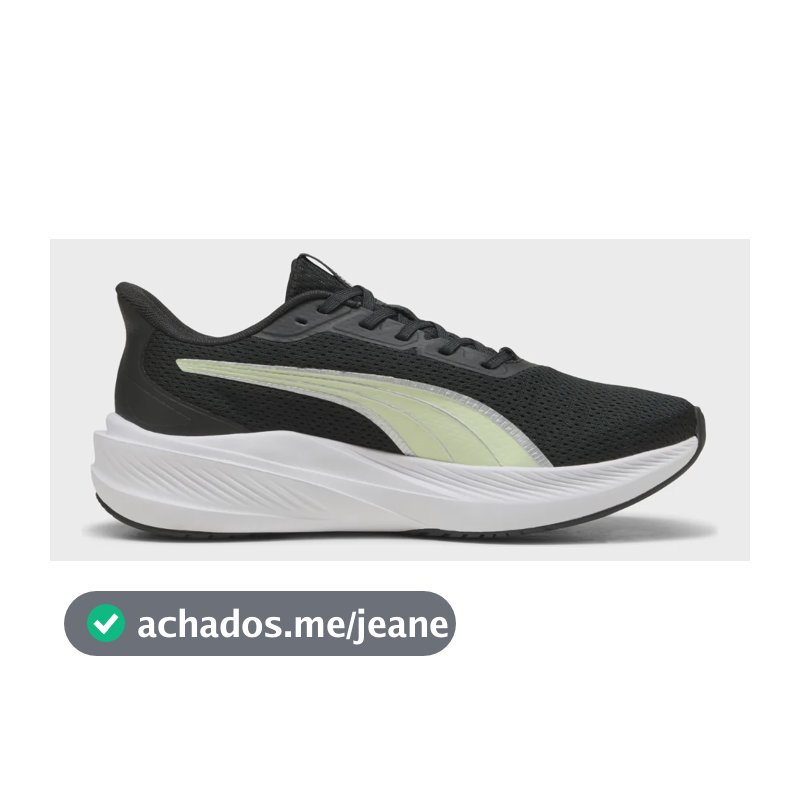 Tênis De Corrida Masculino Dasher Lite Puma Preto Liso 42 Br