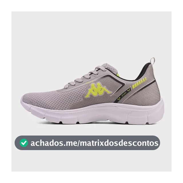 Tênis Kappa Run 200 Original Caminhada Academia