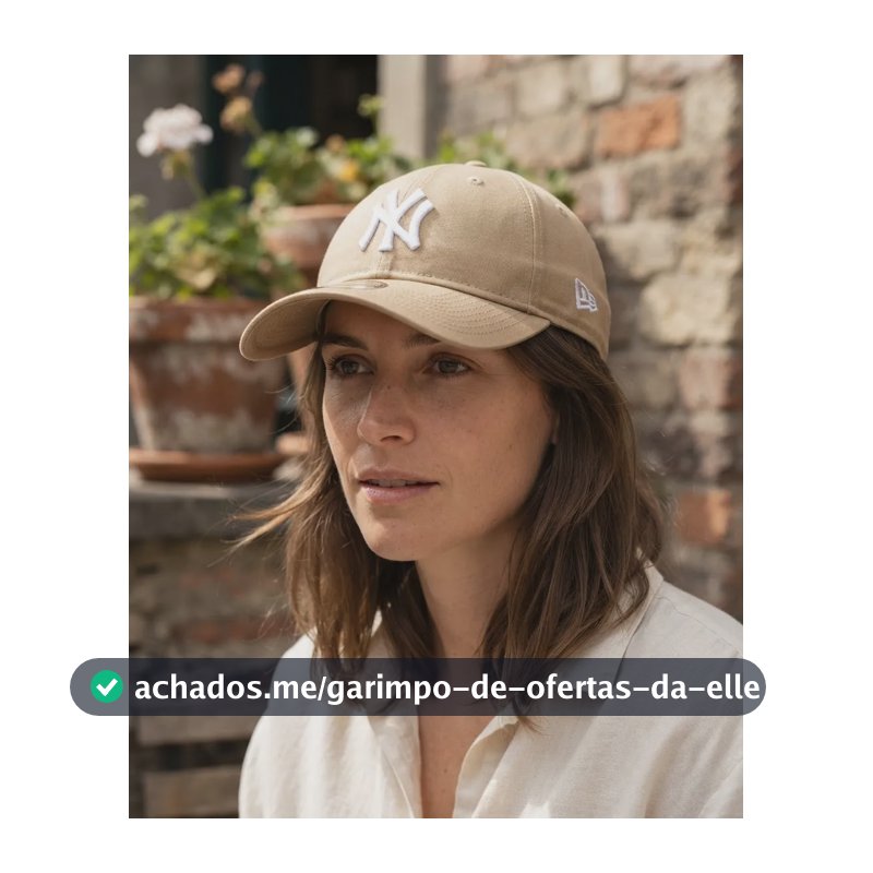 Boné New Era 9twent Cáqui Un Liso