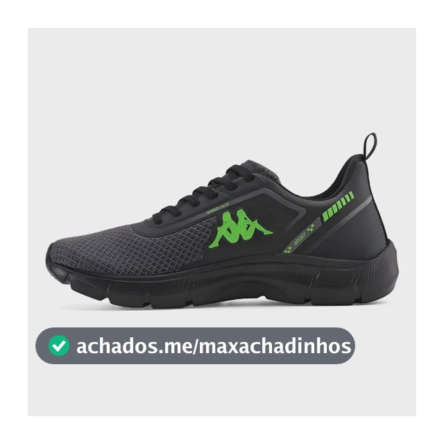 Tênis Kappa Run 200 Original Caminhada Academia