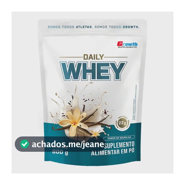 Daily Whey Protein 800g Growth Supplements Baunilha
