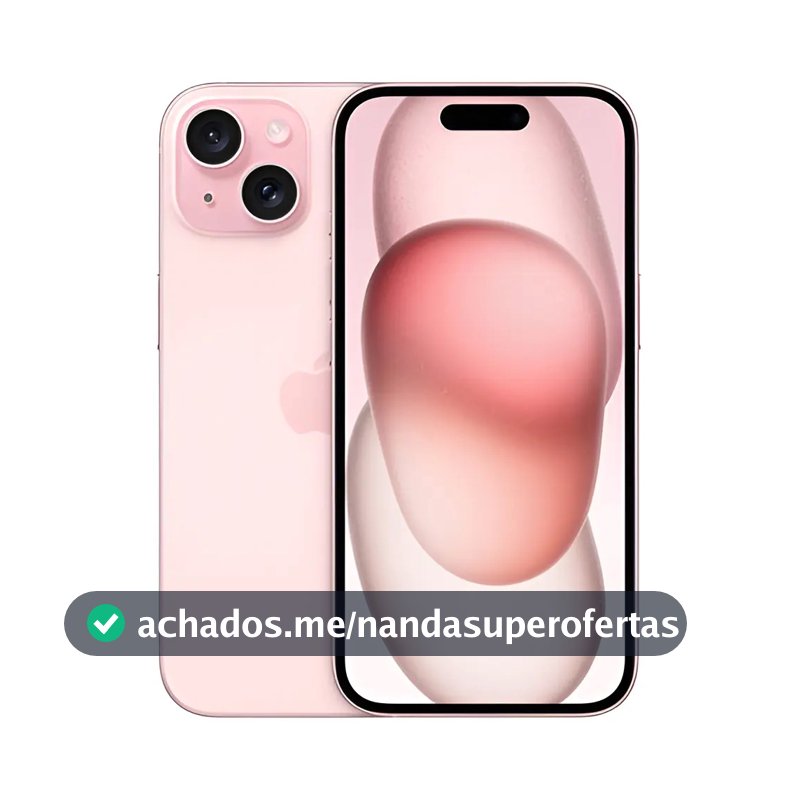 Apple iPhone 15 128 GB Cor rosa