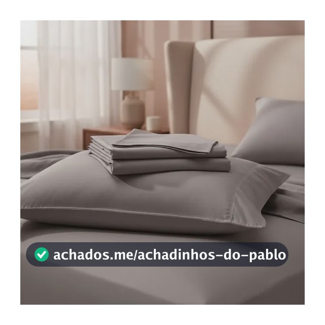 Jogo Cama By The Bed The Trim Queen 300fios Algodão Egípcio Branco