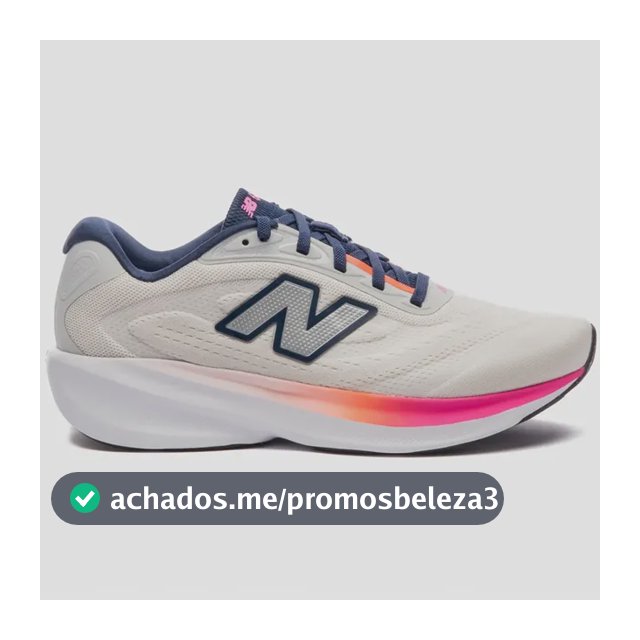 Tênis New Balance Feminino Fresh Foam 680v9 Esportivo Treino Bege Claro/laranja Neon Mesh Respirável 39